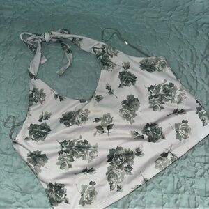 Hollister Gray Floral Tank Top